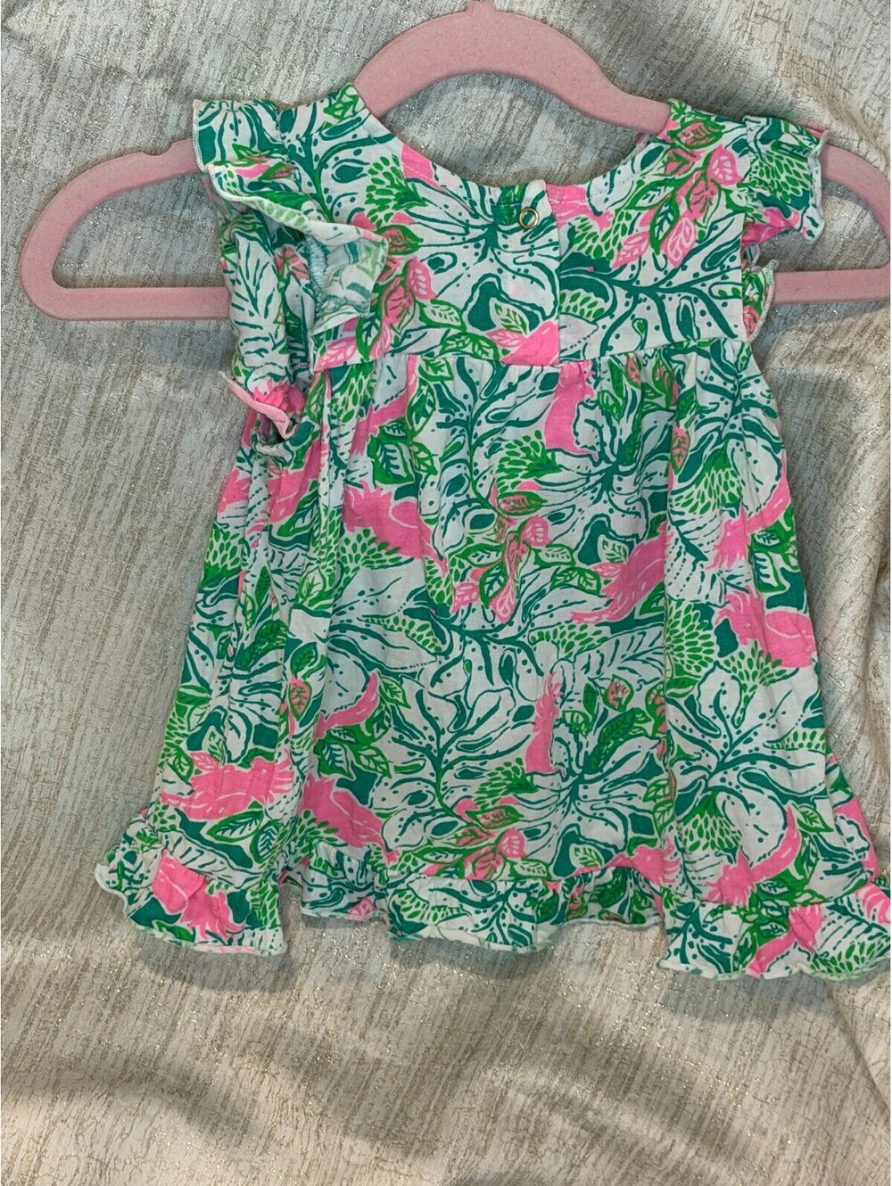 Lilly Pulitzer Cecily Infant Dress Just Wing It 6-12M
